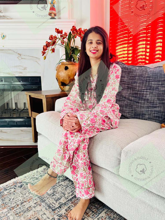 Pink Women Lounge Wear