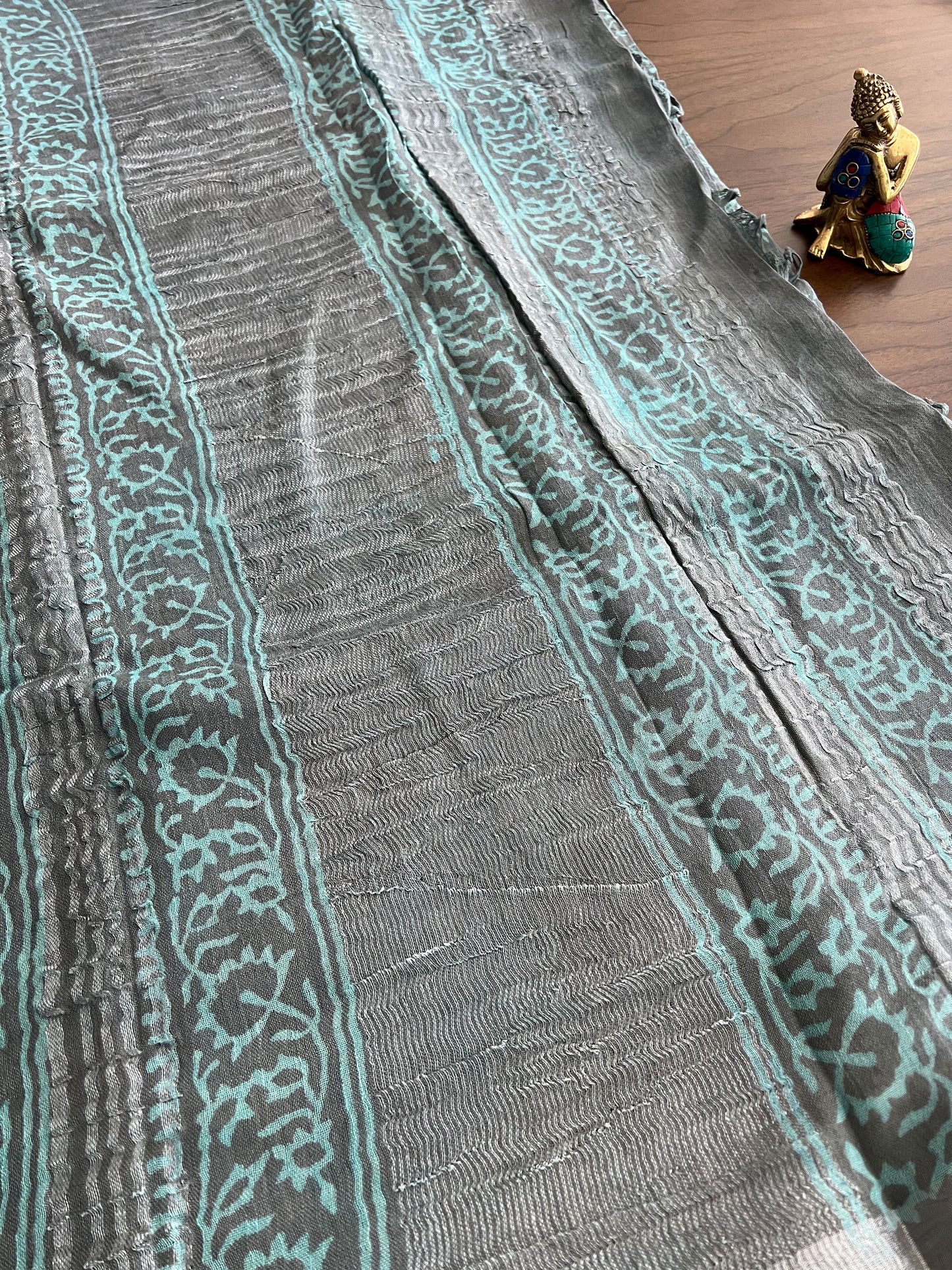 Grey Women Saree