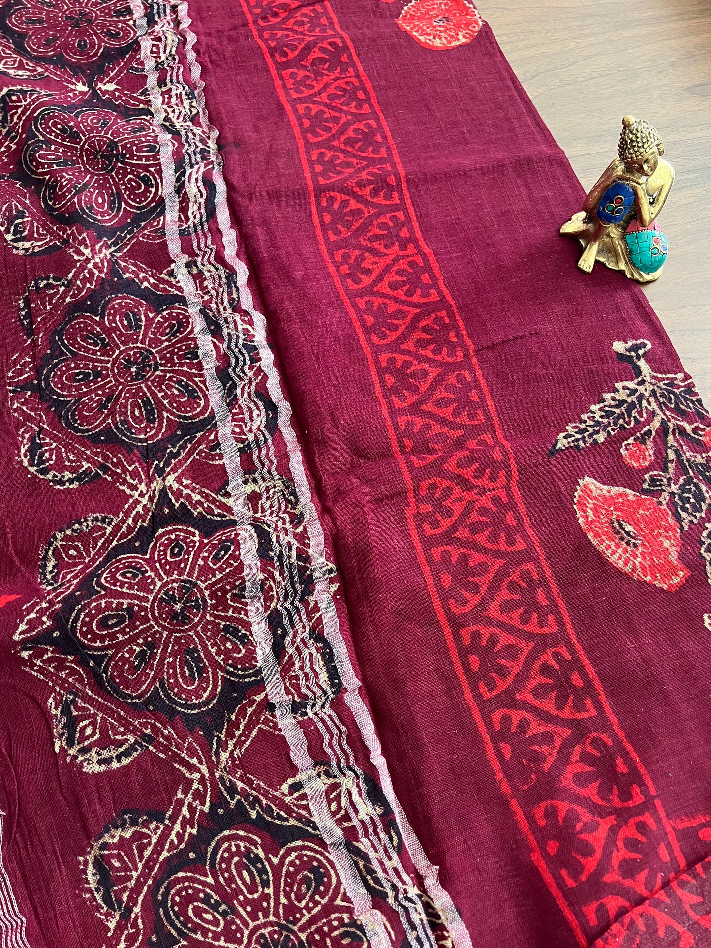 Maroon Women Saree