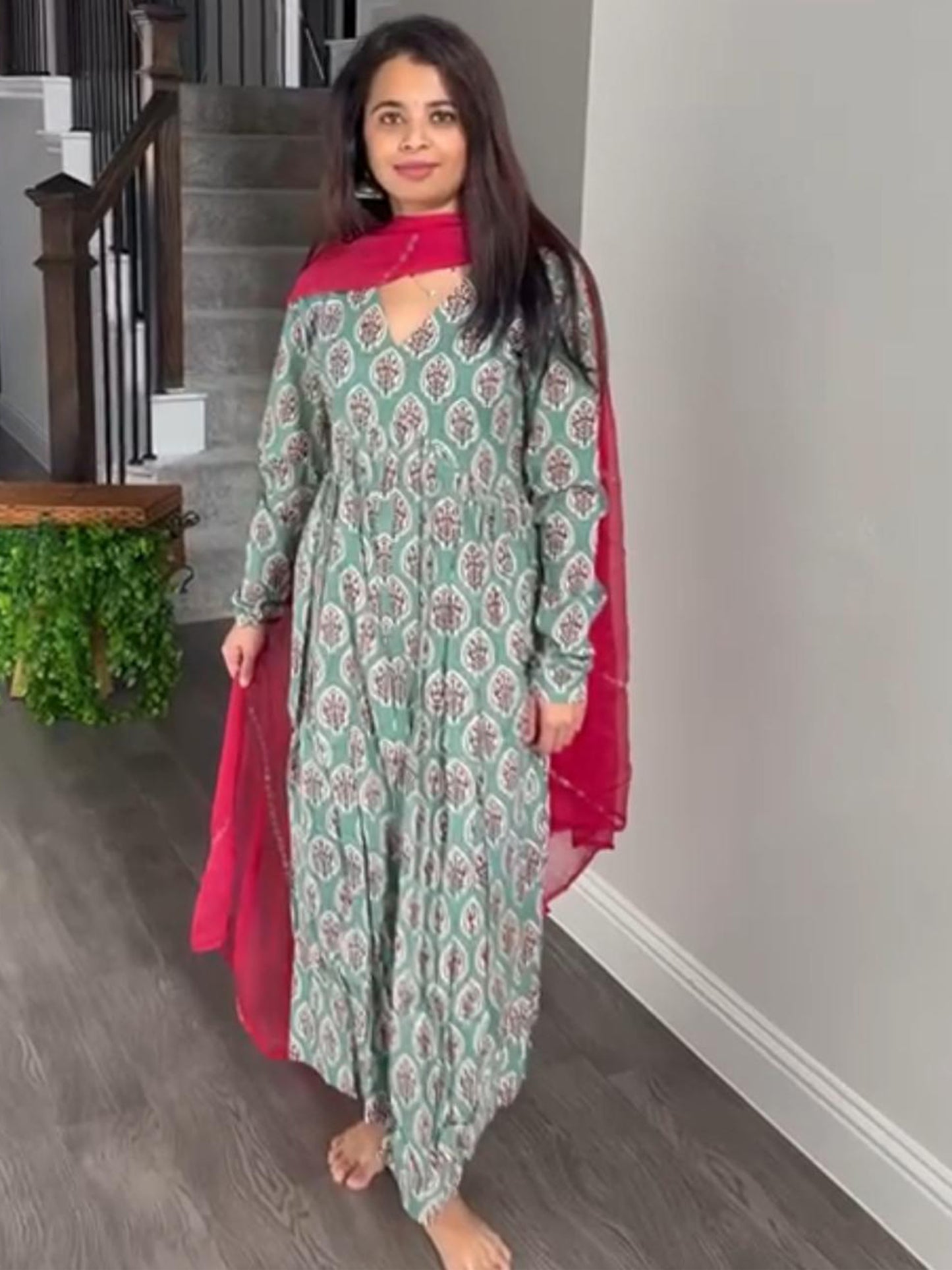 Dark Teal Green Women 3 piece Suit