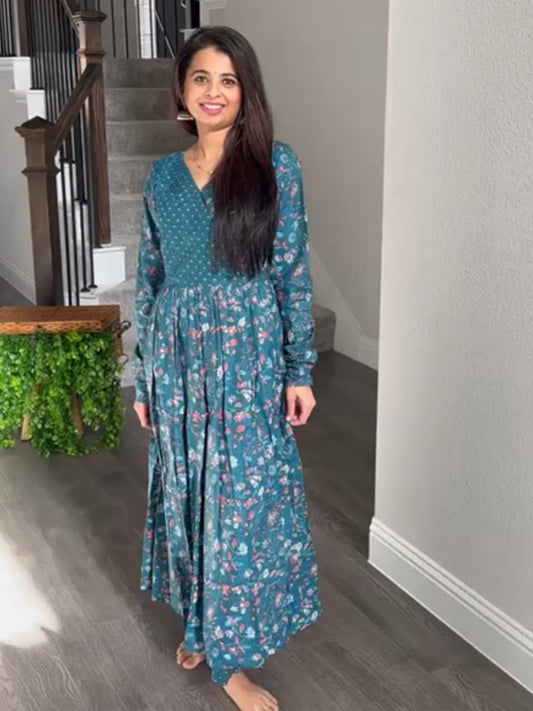 Blue Women 3 piece Suit