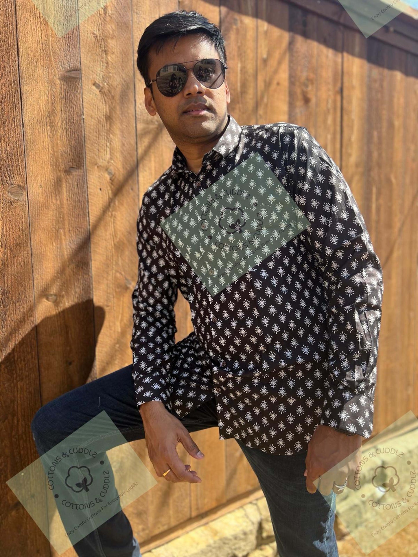 Black Men's Shirt