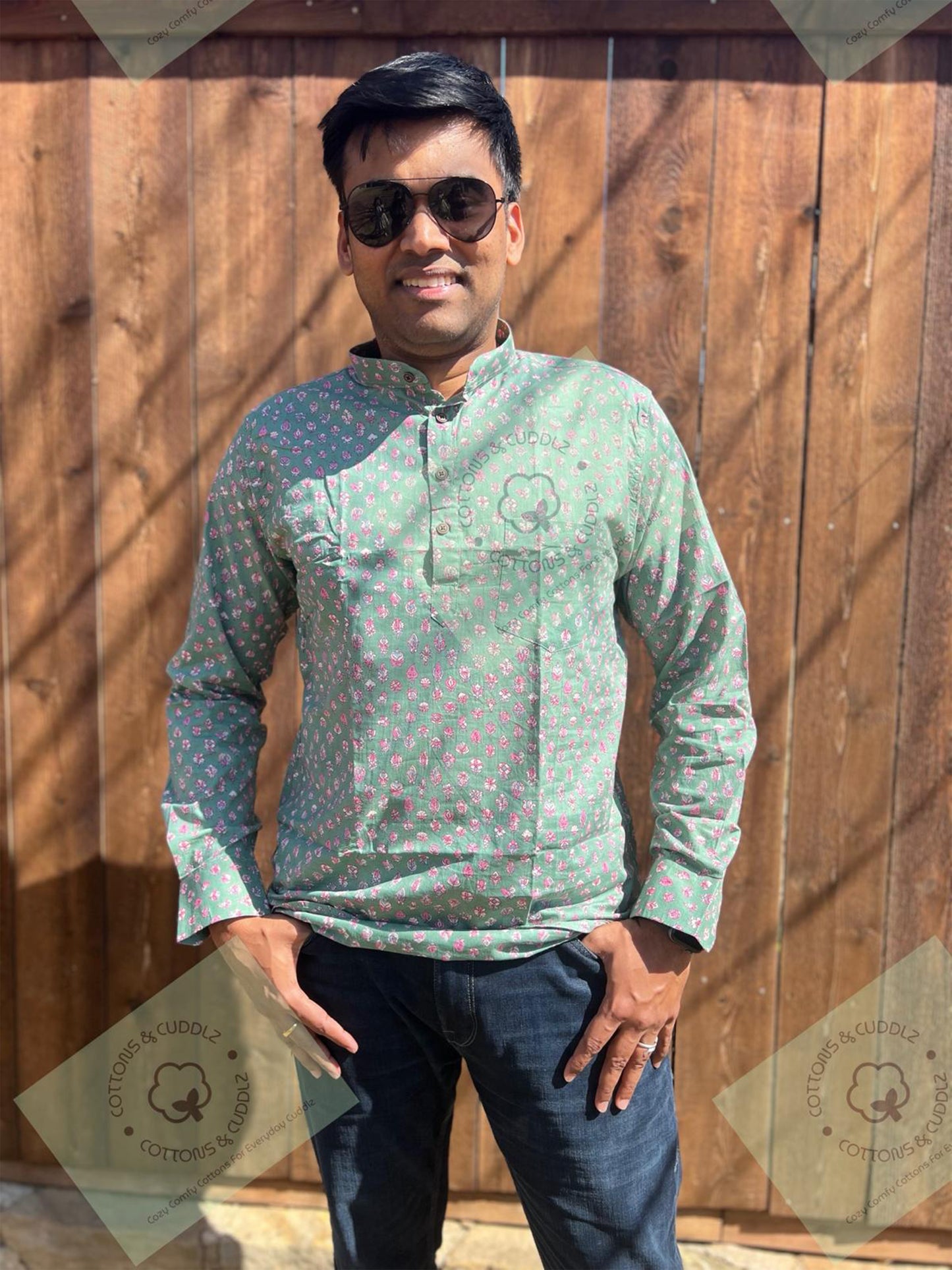 Green Men's Shirt