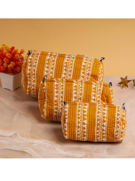 Yellow Vanity Bag