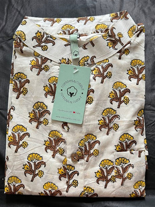 Beige Men Shirt