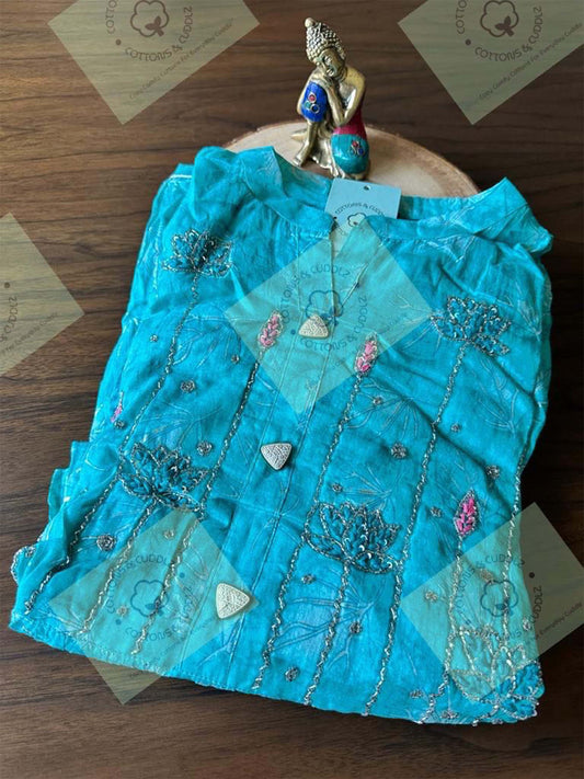 Blue Women gown